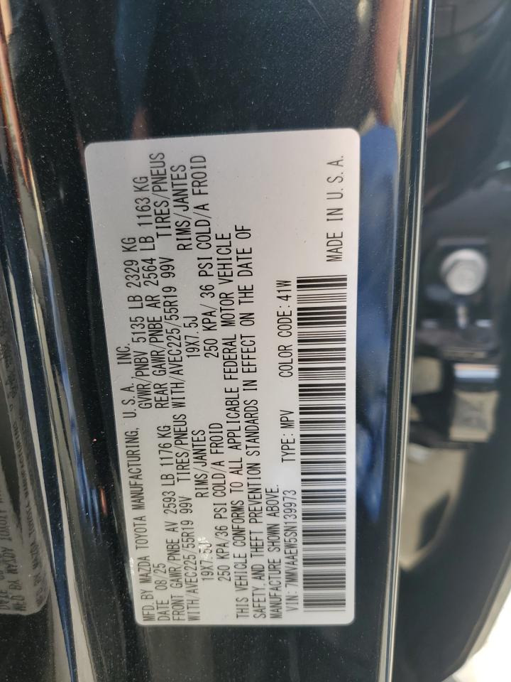 2025 Mazda Cx-50 Premium Plus VIN: 7MMVAAEW5SN139973 Lot: 92763385