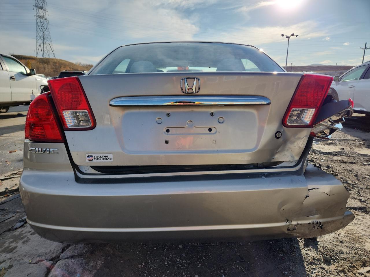 2003 Honda Civic Ex VIN: 1HGES26823L011014 Lot: 91200315