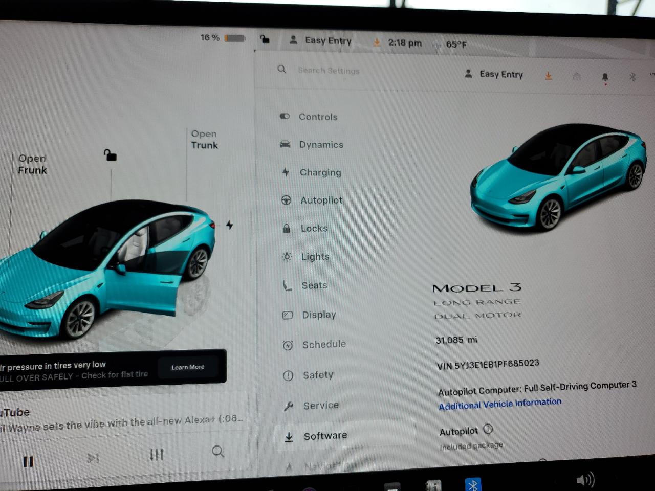 2023 Tesla Model 3 VIN: 5YJ3E1EB1PF685023 Lot: 93633865