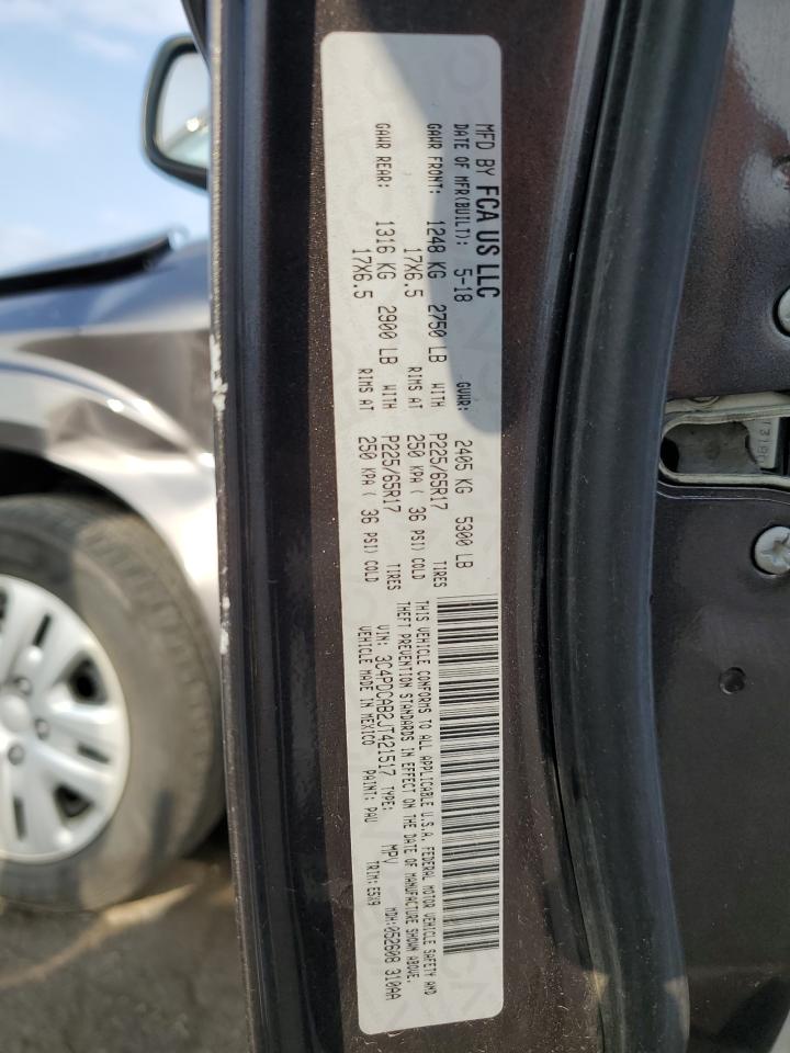 2018 Dodge Journey Se VIN: 3C4PDCAB2JT421517 Lot: 92878095