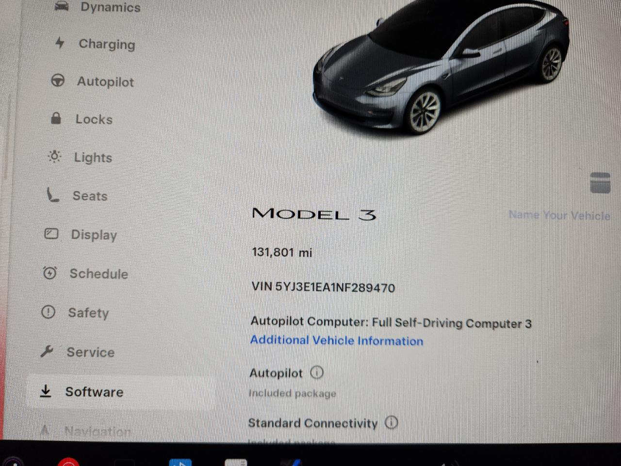 2022 Tesla Model 3 VIN: 5YJ3E1EA1NF289470 Lot: 93560455