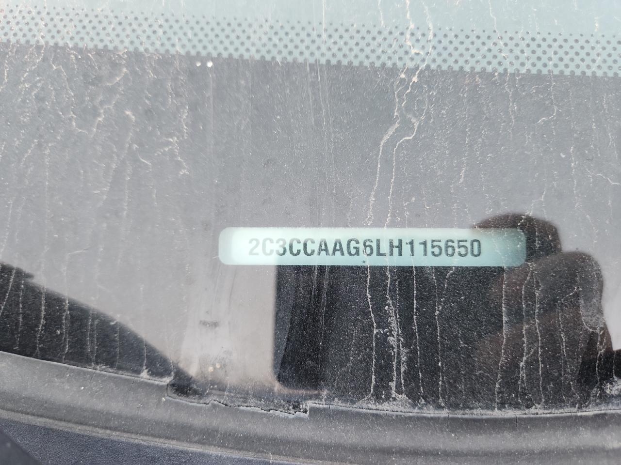 2020 Chrysler 300 Touring VIN: 2C3CCAAG6LH115650 Lot: 92629955