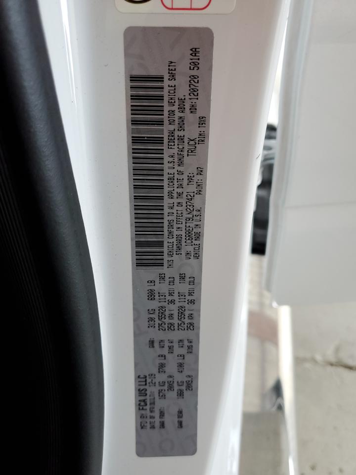 2020 Ram 1500 Big Horn/Lone Star VIN: 1C6RREFT9LN237421 Lot: 91212985