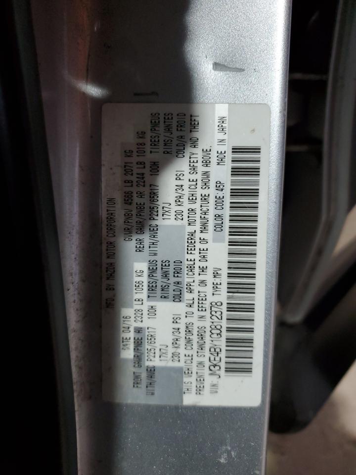 2016 Mazda Cx-5 Sport VIN: JM3KE4BY1G0812378 Lot: 91267035