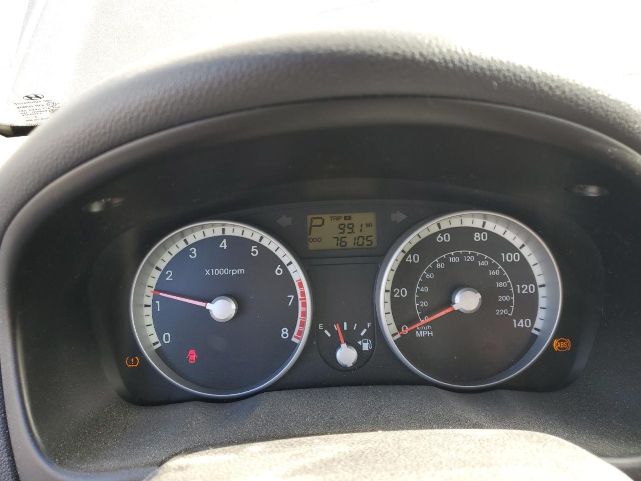 2009 Hyundai Accent Gls VIN: KMHCN46C49U326439 Lot: 92409985