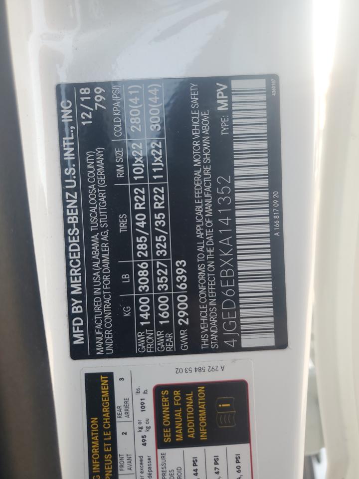 Фото: 4JGED6EBXKA141352