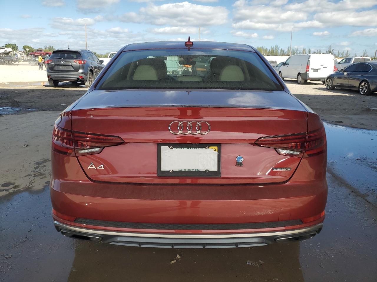 2019 Audi A4 Premium VIN: WAUDNAF46KA014675 Lot: 91102945