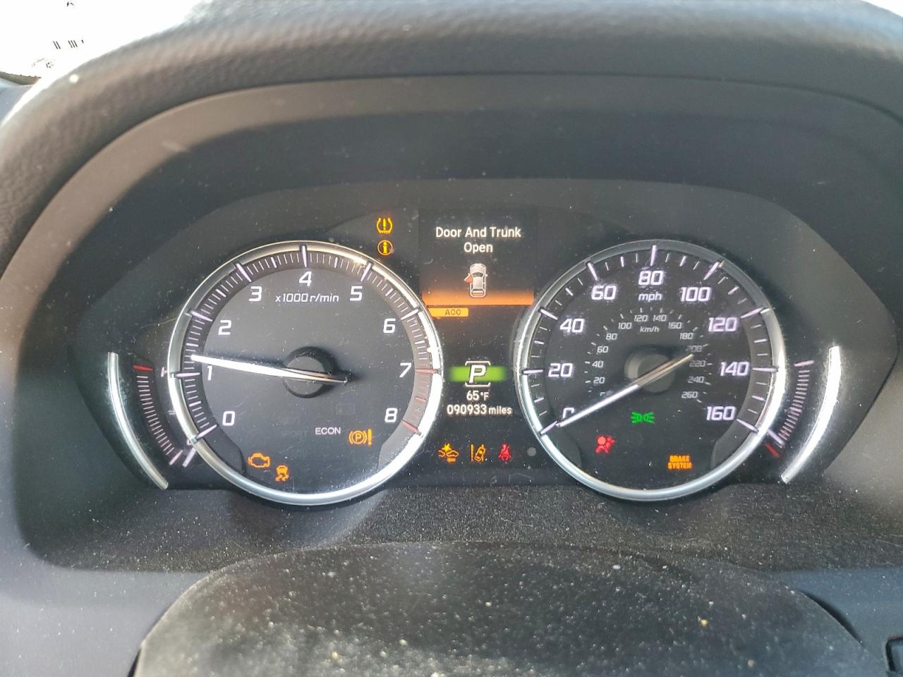 2019 Acura Tlx VIN: 19UUB1F34KA011245 Lot: 93515835