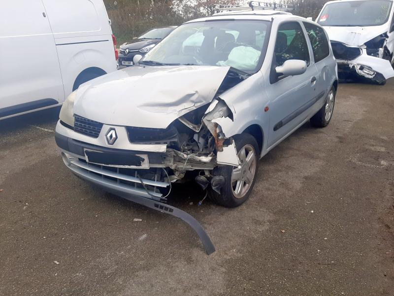 2002 RENAULT CLIO 1.2 16V DYNAMIQUE 3DR for sale at Copart SANDTOFT