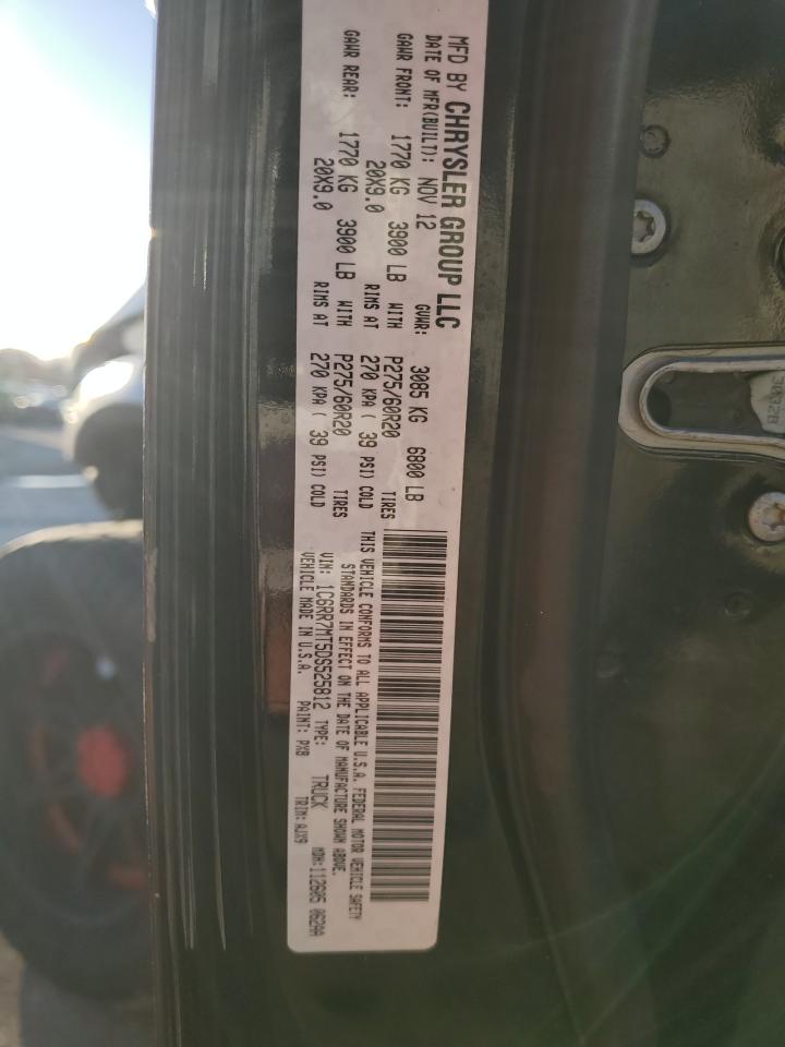 2013 Ram 1500 Sport VIN: 1C6RR7MT5DS525812 Lot: 91739605