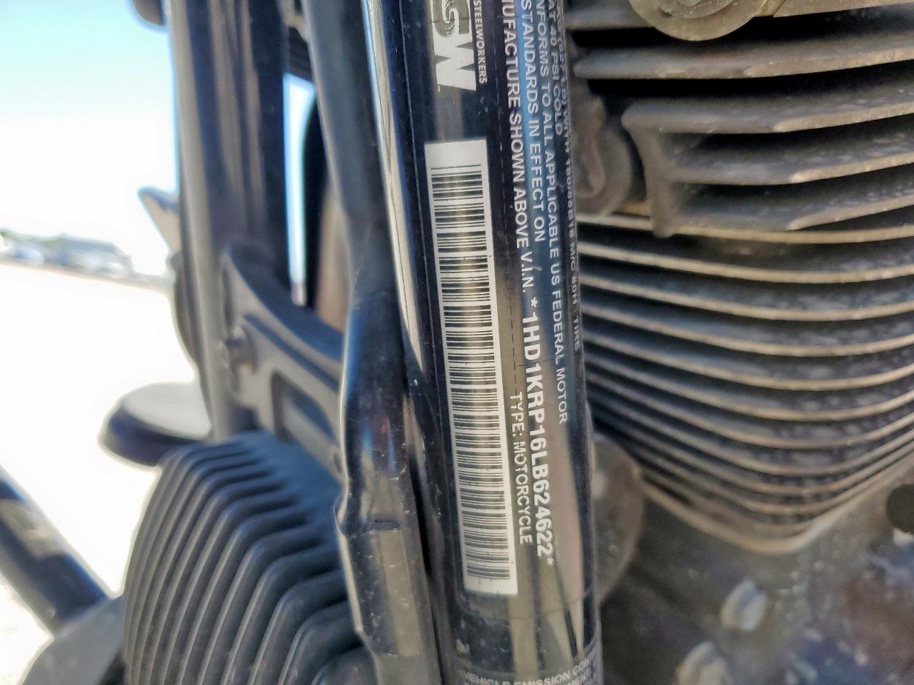 2020 Harley-Davidson Flhxs VIN: 1HD1KRP16LB624622 Lot: 90524255