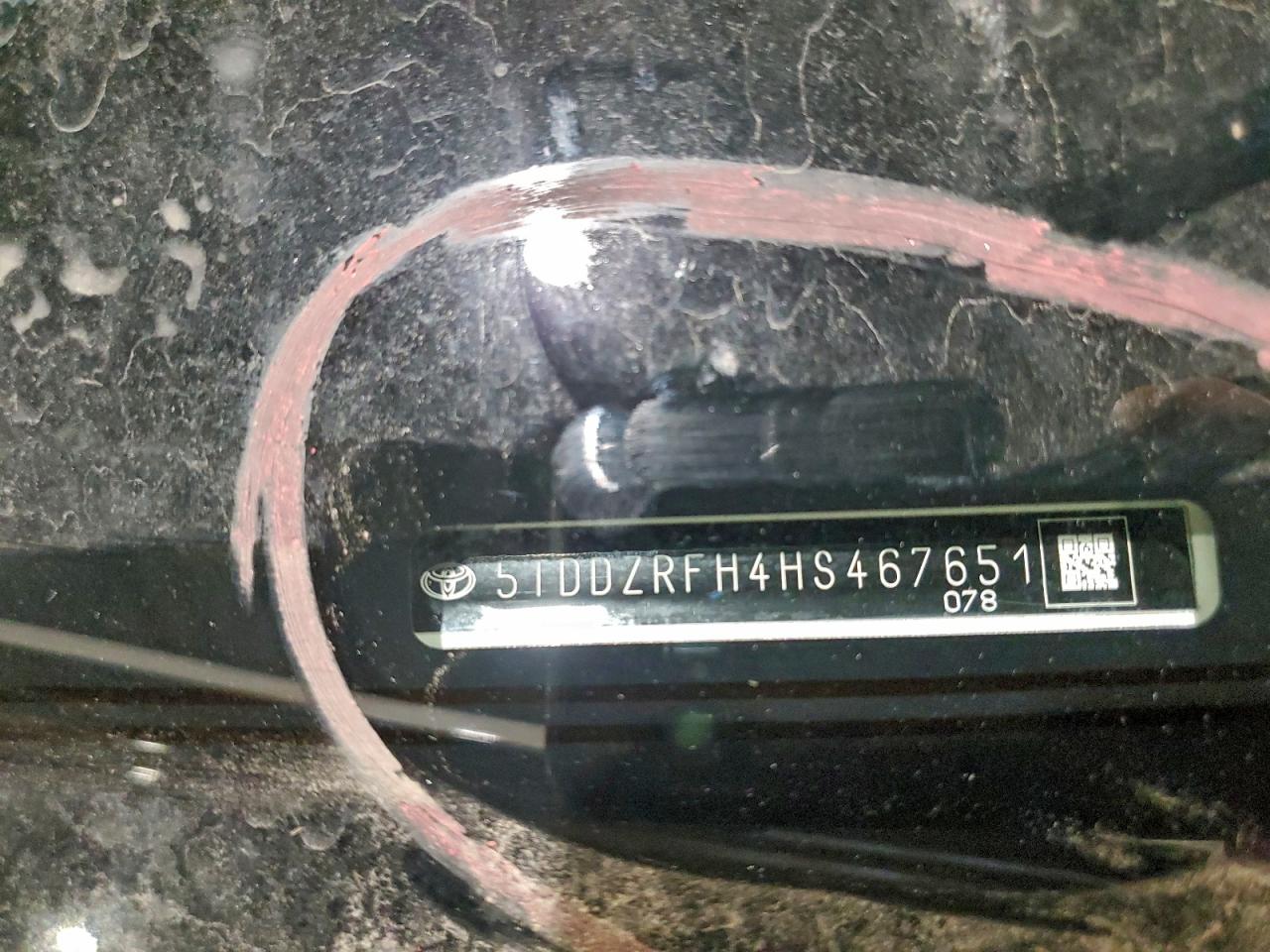 2017 Toyota Highlander Limited VIN: 5TDDZRFH4HS467651 Lot: 92926405