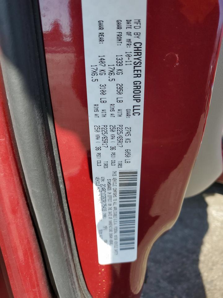 2012 Chrysler Town & Country Touring L VIN: 2C4RC1CG5CR175433 Lot: 91133505