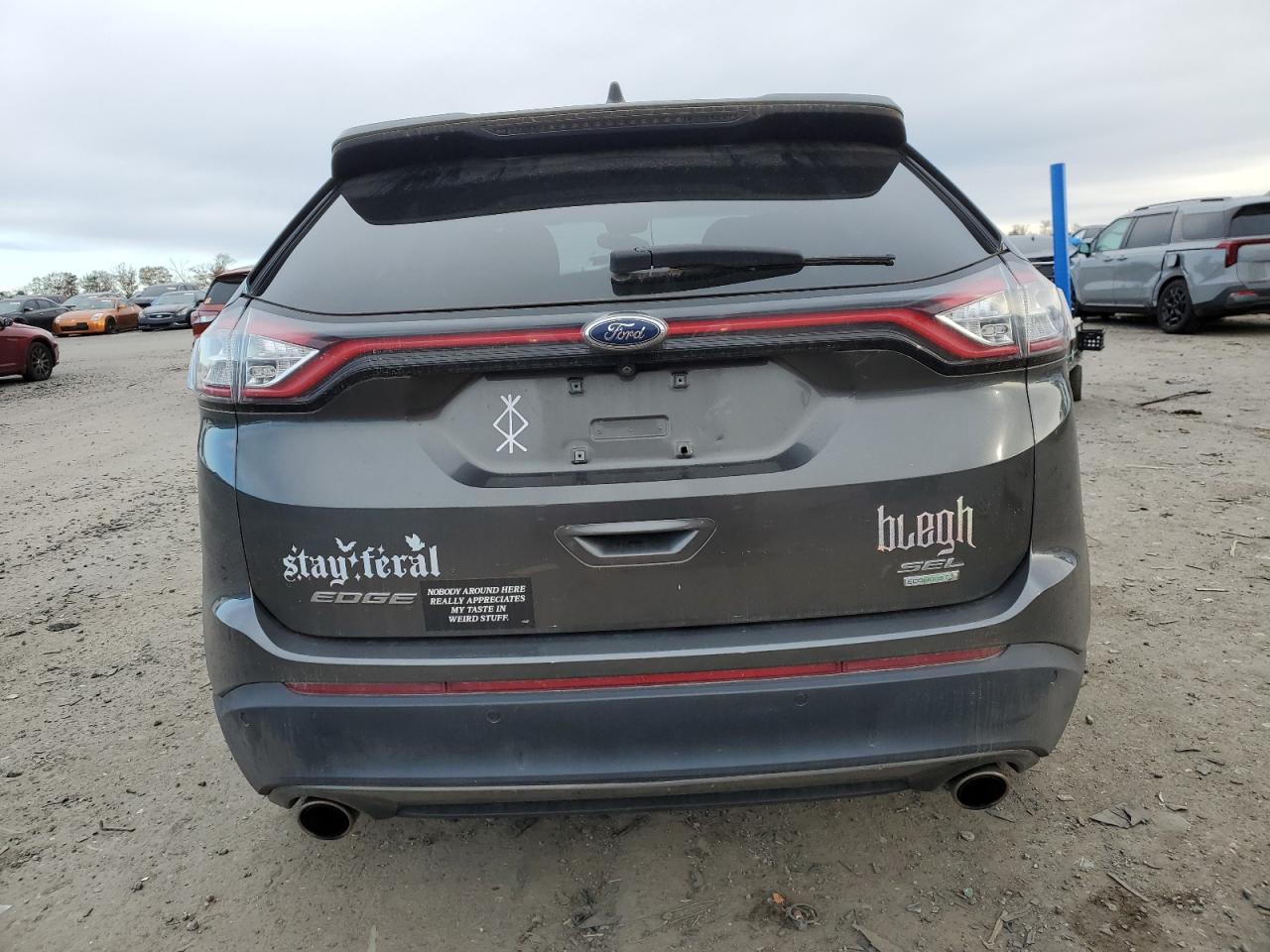 2018 Ford Edge Sel VIN: 2FMPK3J91JBC51855 Lot: 92202195