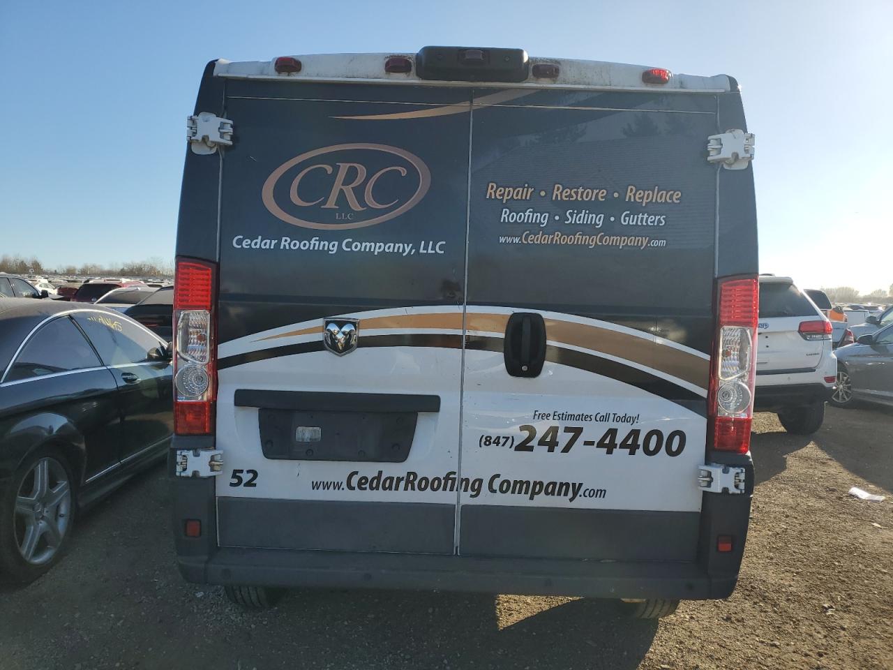 2017 Ram Promaster Delivery Van VIN: 3C6TRVAG0HE531060 Lot: 91791325