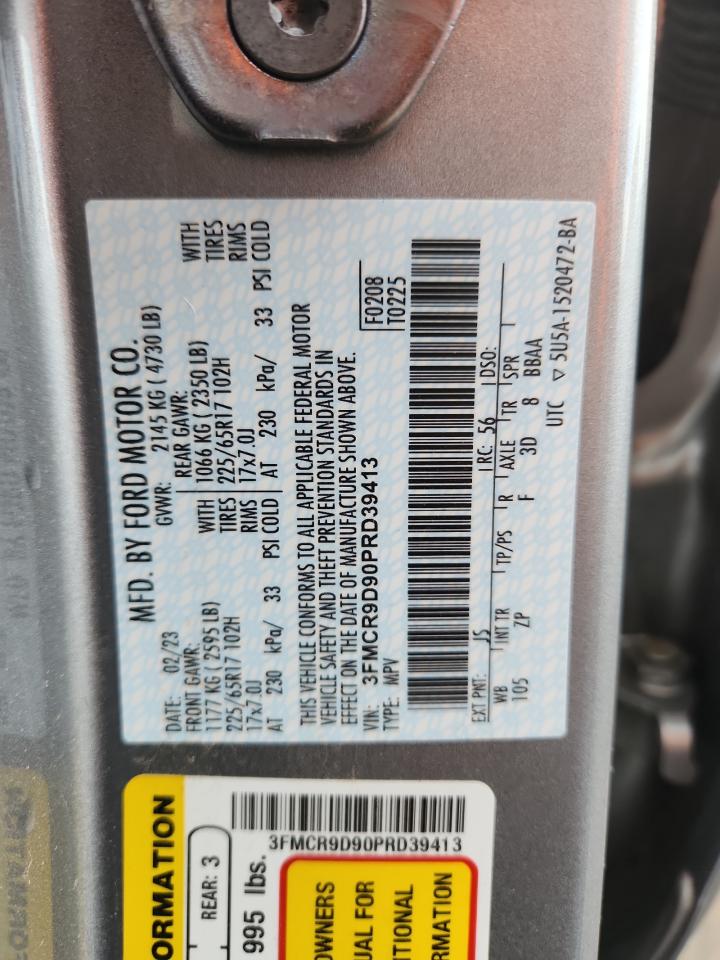 2023 Ford Bronco Sport Badlands VIN: 3FMCR9D90PRD39413 Lot: 93456725