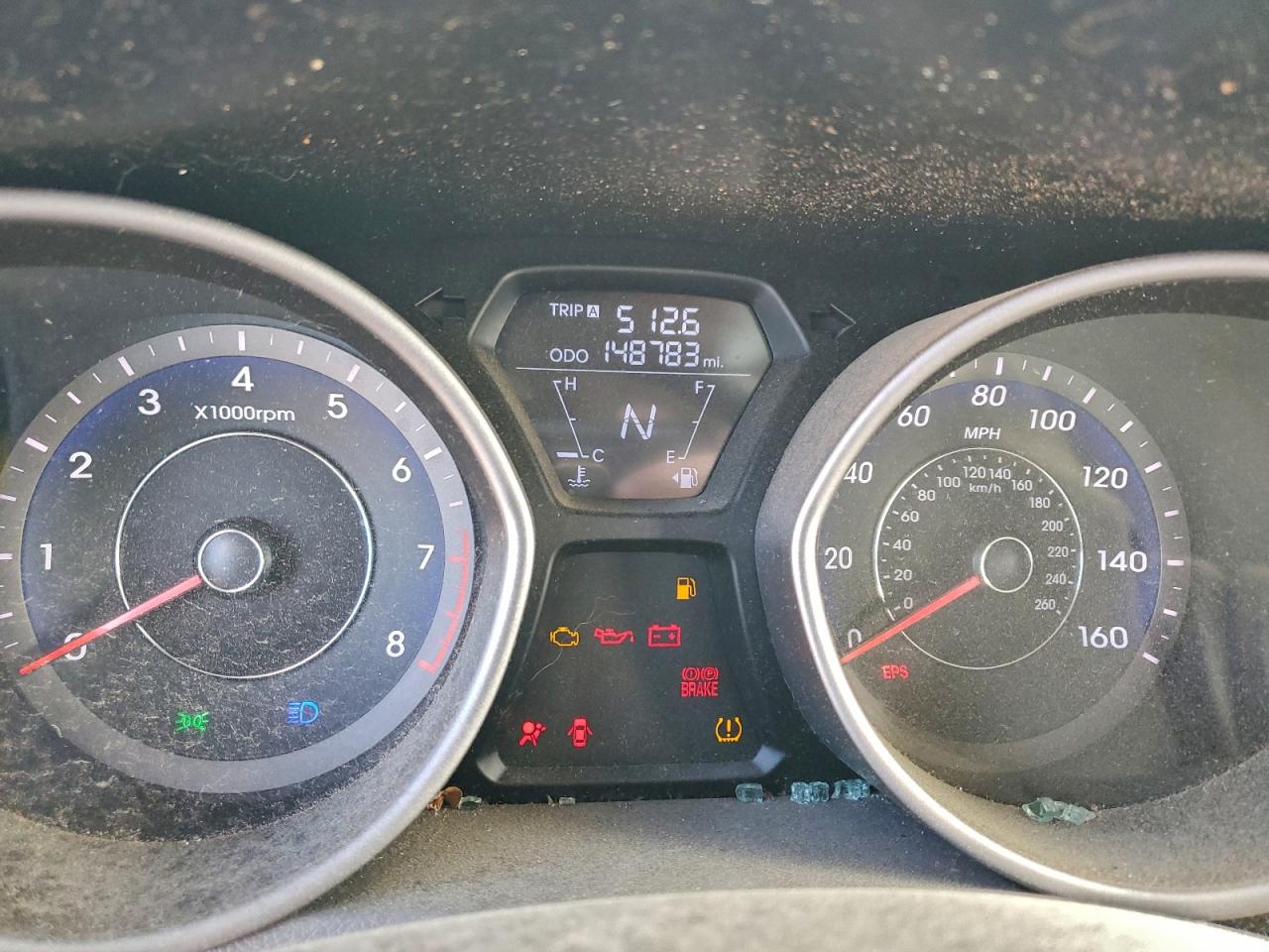 2013 Hyundai Elantra Gls VIN: KMHDH4AEXDU779512 Lot: 94598265