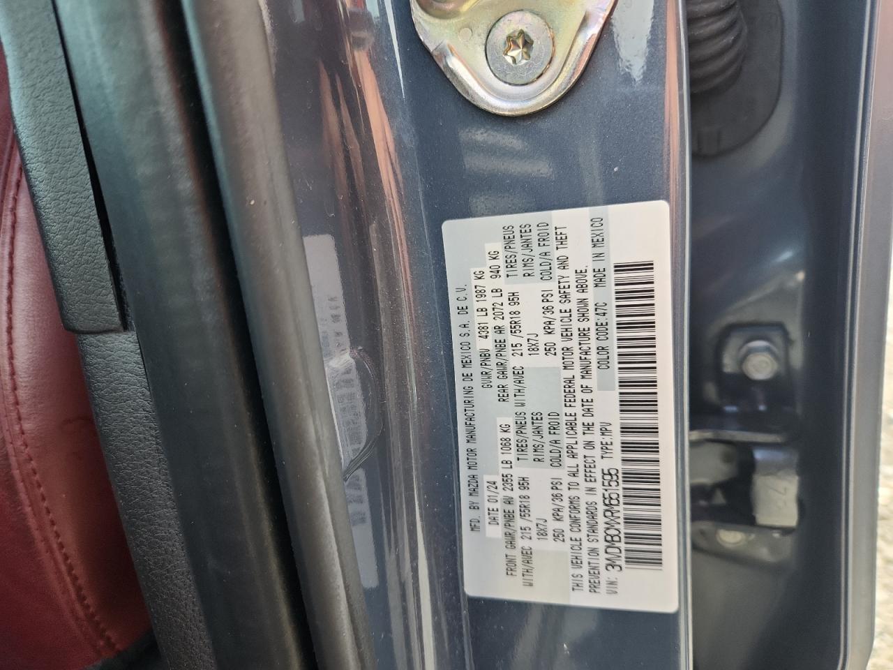 2024 Mazda Cx-30 Preferred VIN: 3MVDMBCMXRM651595 Lot: 93369025