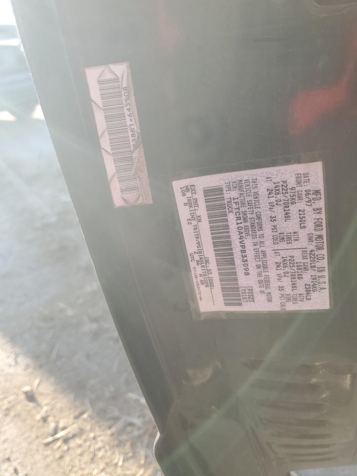 1997 Ford Ranger VIN: 1FTCR10A4VPB33098 Lot: 91473615