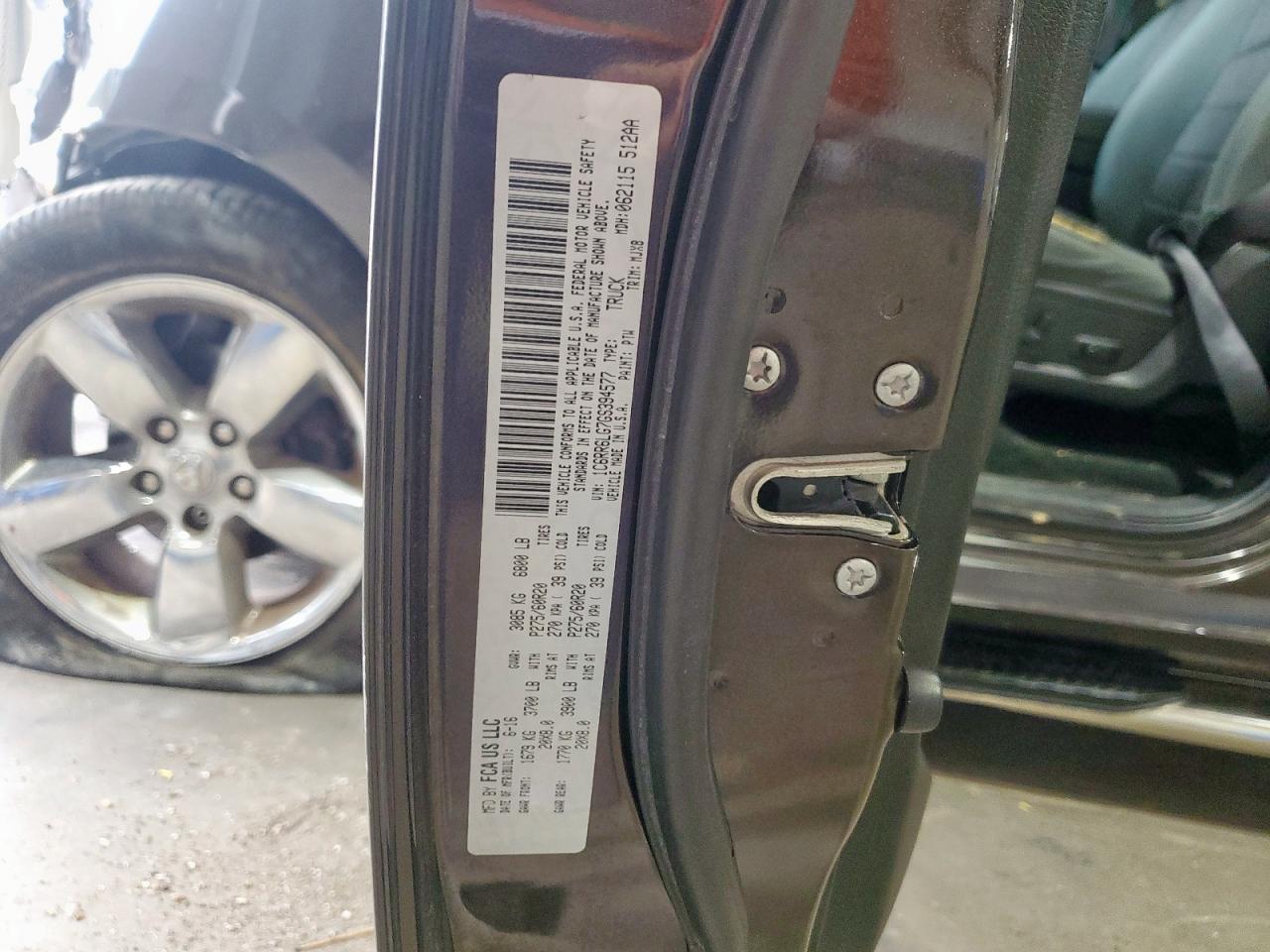 2016 Ram 1500 Slt VIN: 1C6RR6LG7GS394577 Lot: 91562945