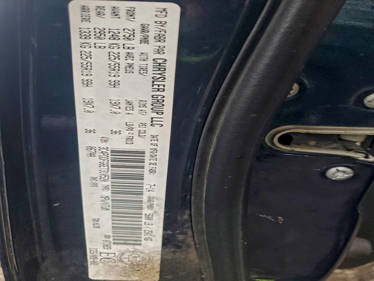 2014 Dodge Journey R/T VIN: 3C4PDDFG6ET310520 Lot: 92156165