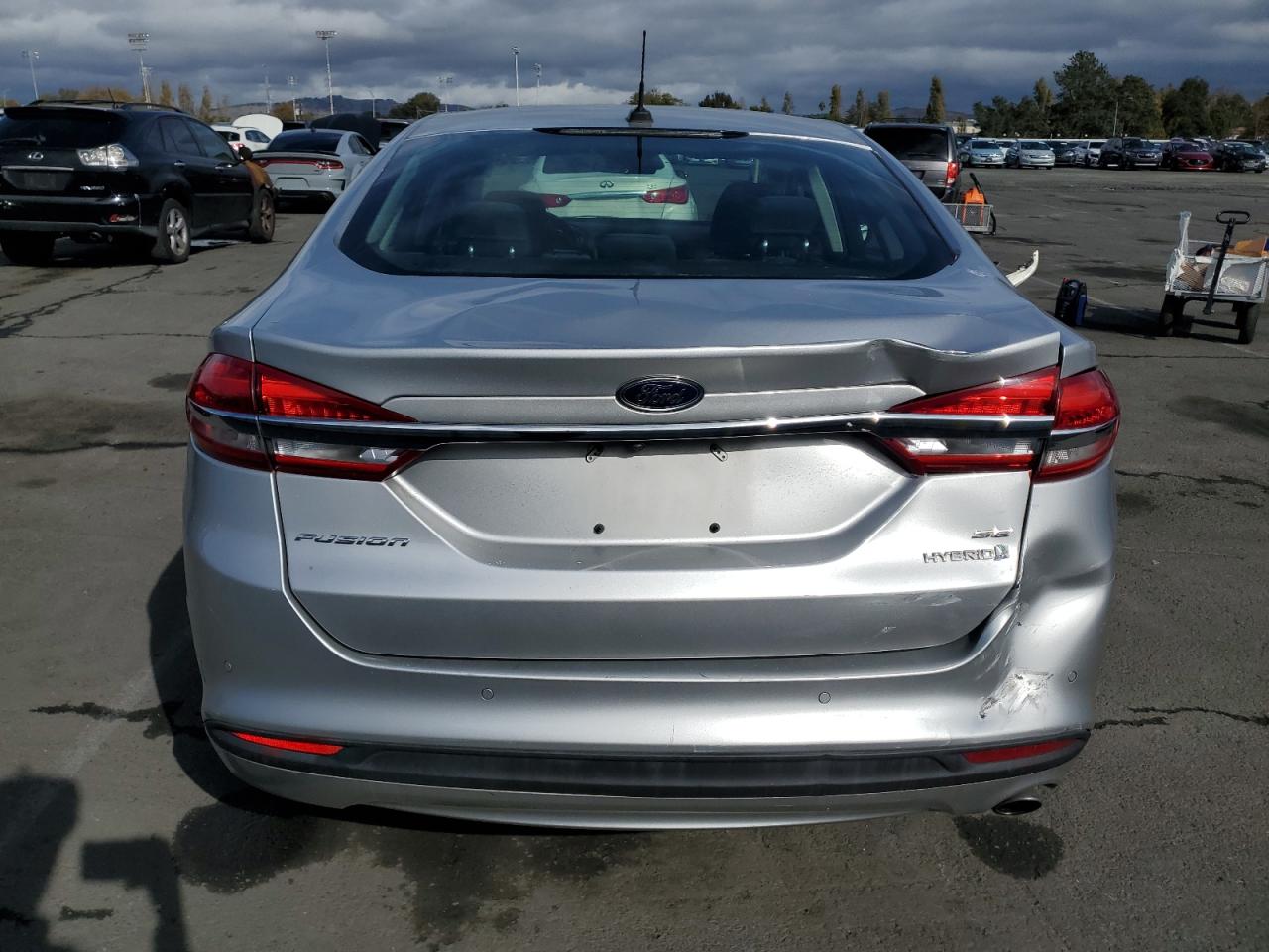 2018 Ford Fusion Se Hybrid VIN: 3FA6P0LUXJR205336 Lot: 90833915