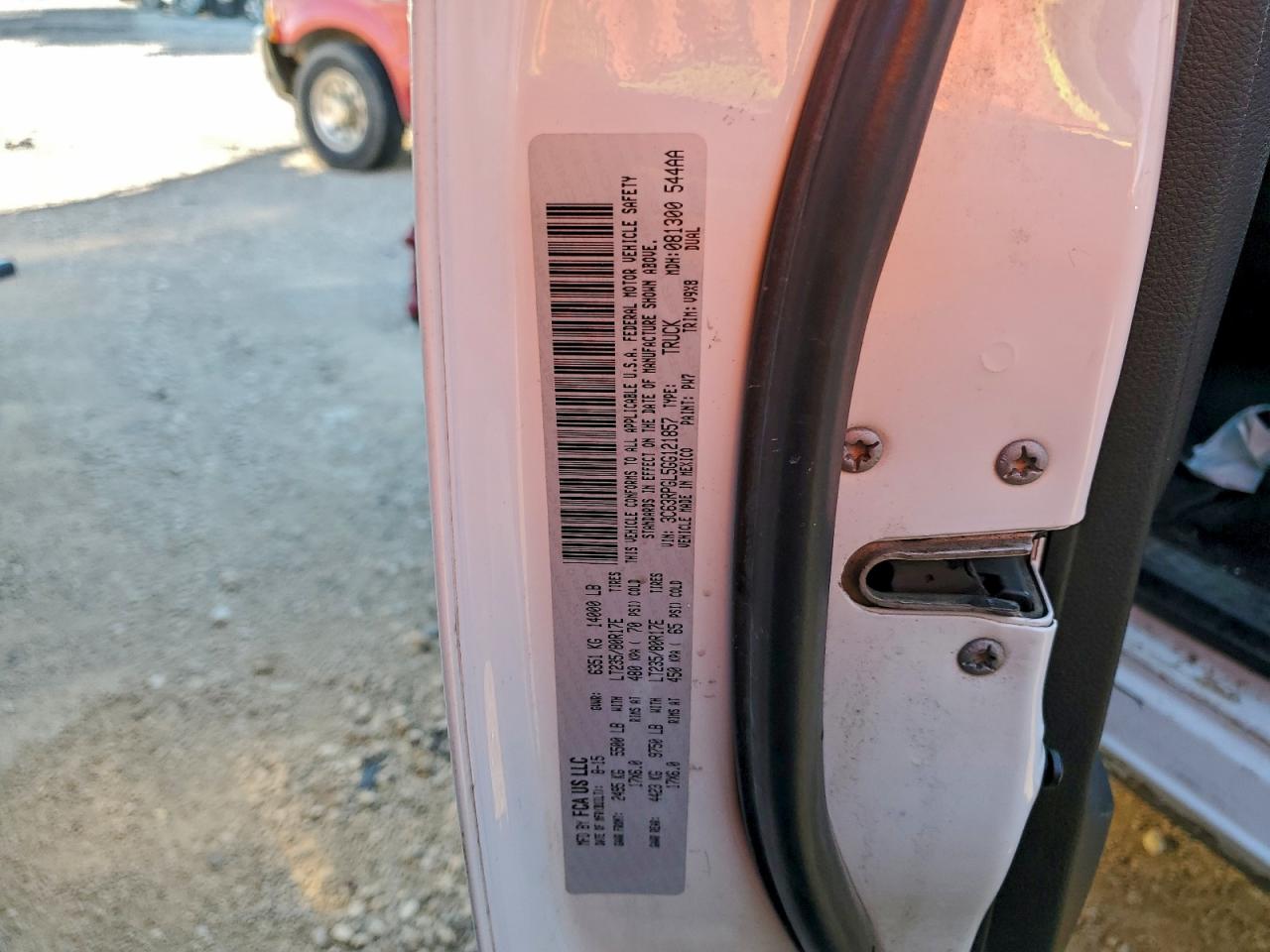 2016 Ram 3500 St VIN: 3C63RPGL5GG121857 Lot: 90506555