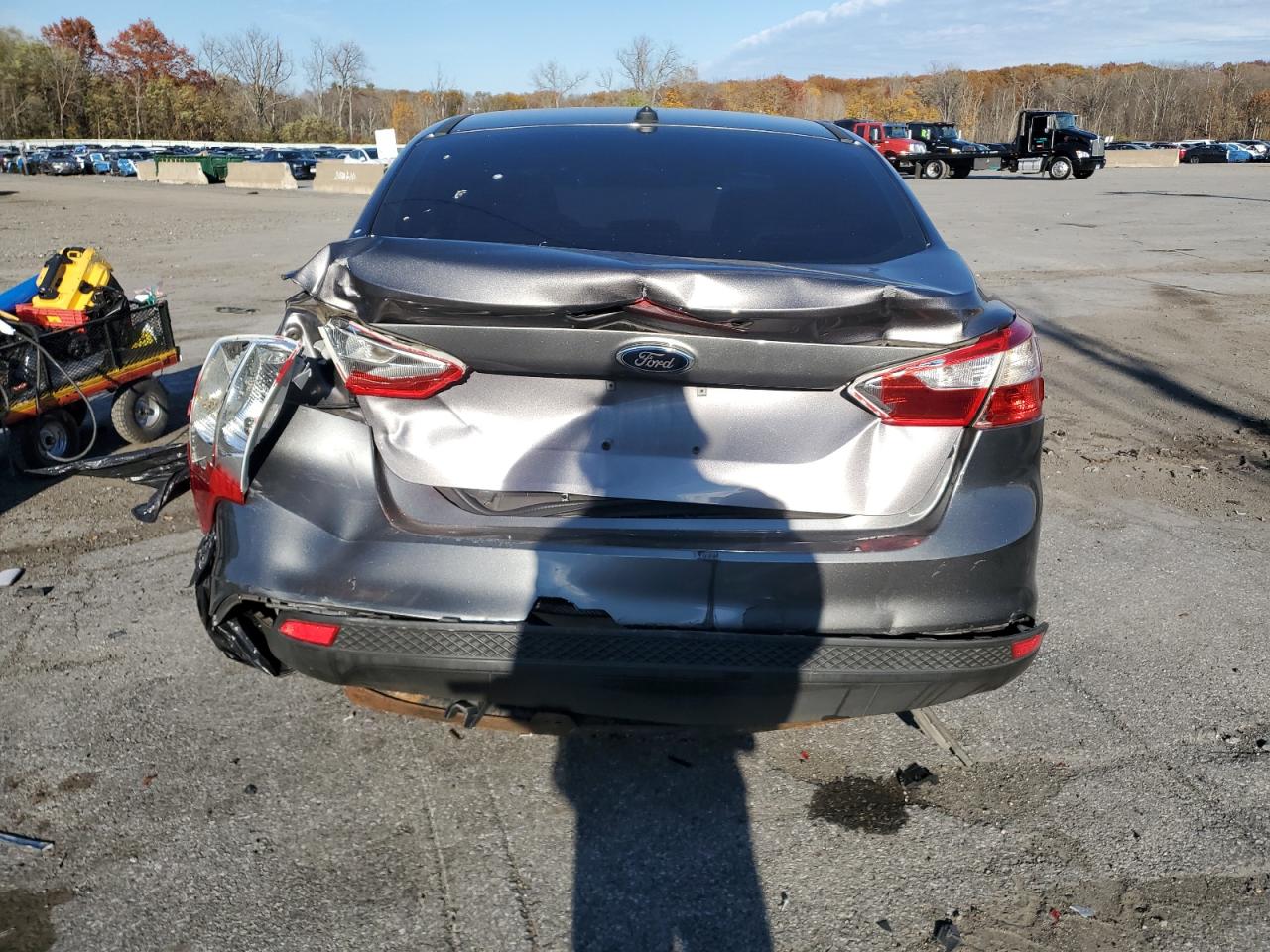 2014 Ford Focus Se VIN: 1FADP3F29EL127607 Lot: 91201365