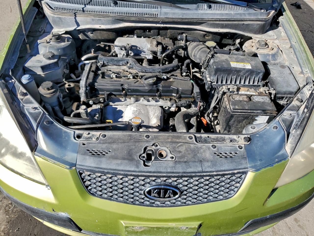 2007 Kia Rio Base VIN: KNADE123076258653 Lot: 93085555