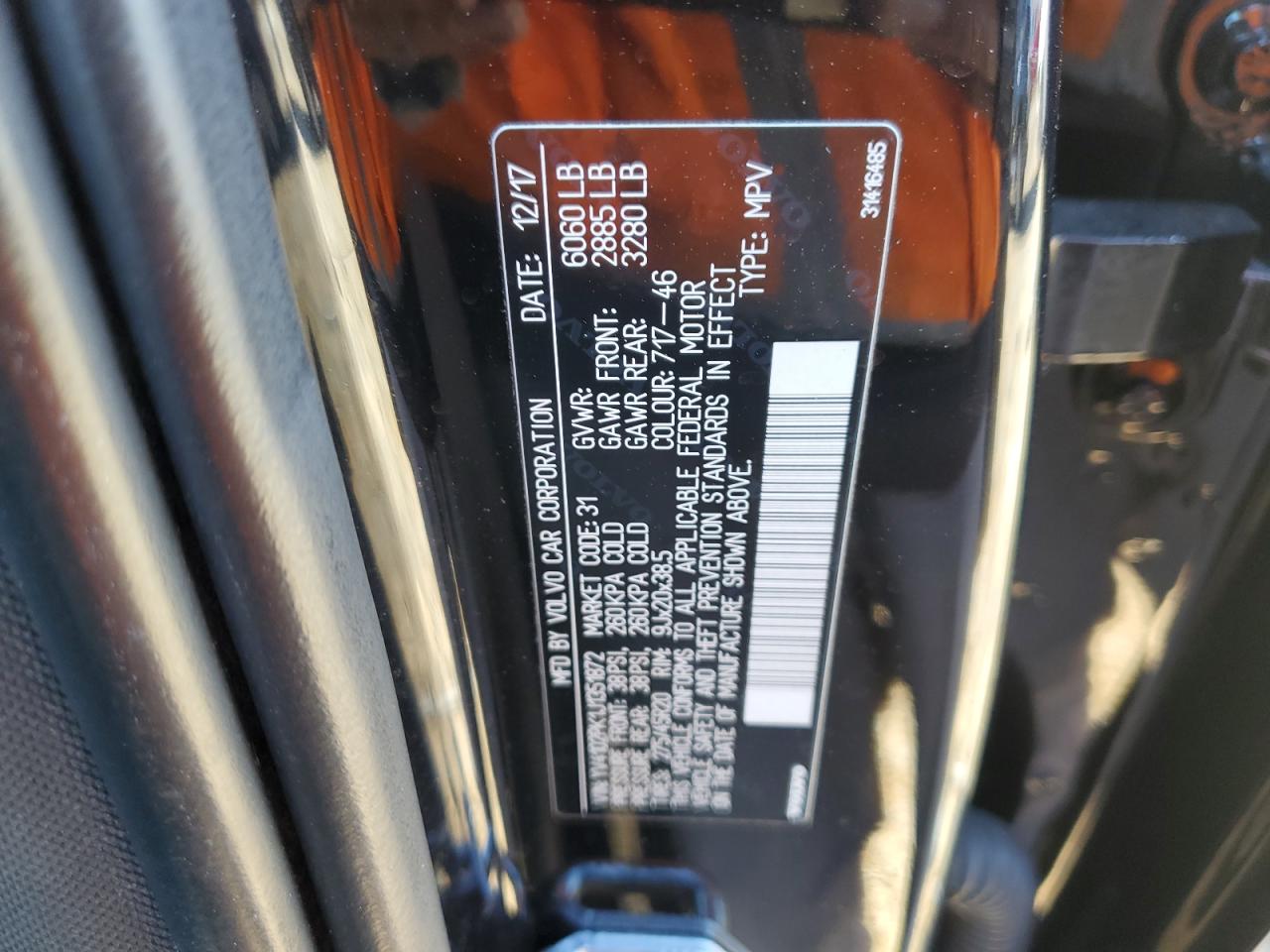 2018 Volvo Xc90 T5 VIN: YV4102PK1J1351872 Lot: 90103635