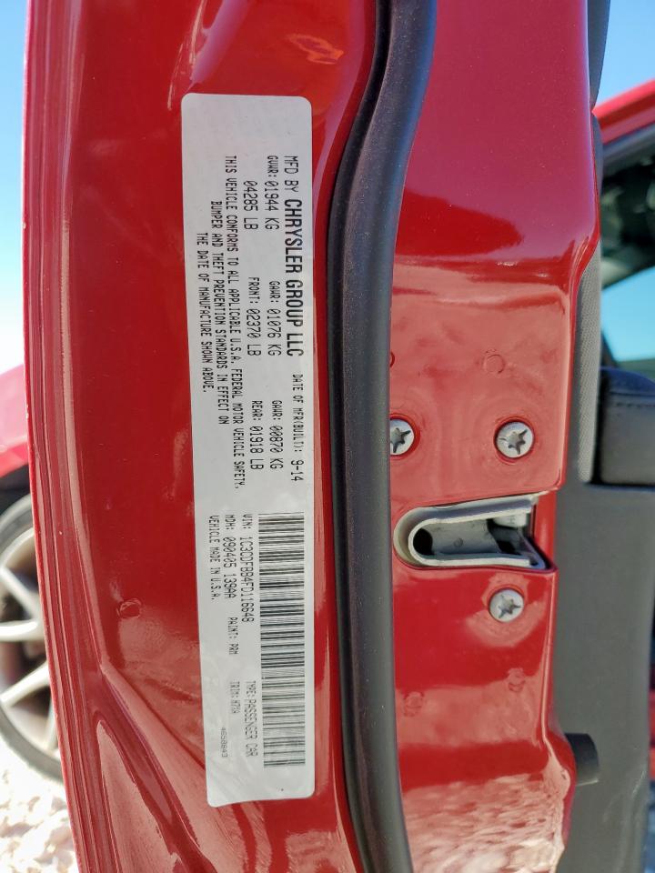 2015 Dodge Dart Sxt VIN: 1C3CDFBB4FD116648 Lot: 91313045