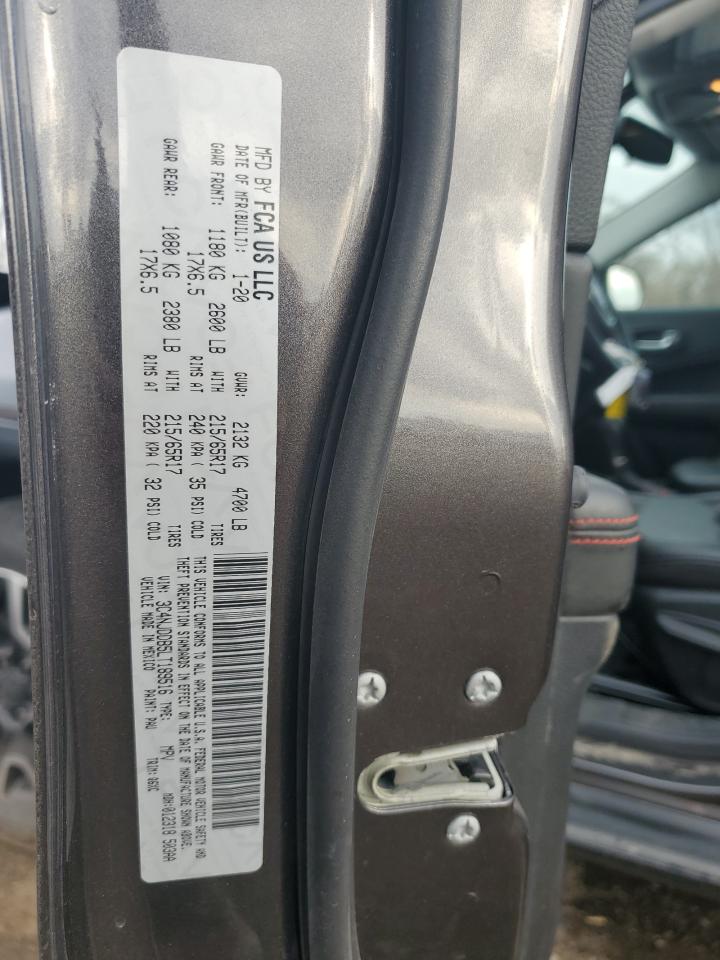 2020 Jeep Compass Trailhawk VIN: 3C4NJDDB5LT189516 Lot: 93008195