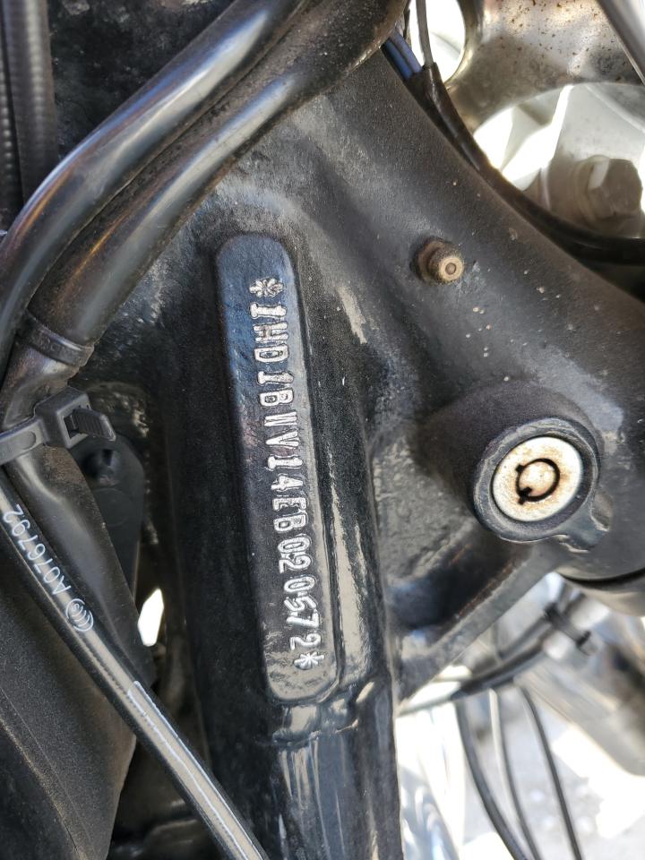 2014 Harley-Davidson Flstc Heritage Softail Classic VIN: 1HD1BWV14EB020572 Lot: 92306025