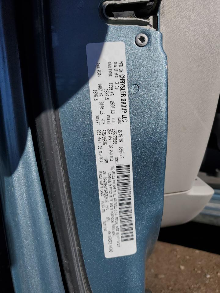 2010 Chrysler Town & Country Touring VIN: 2A4RR5D13AR260410 Lot: 90798655