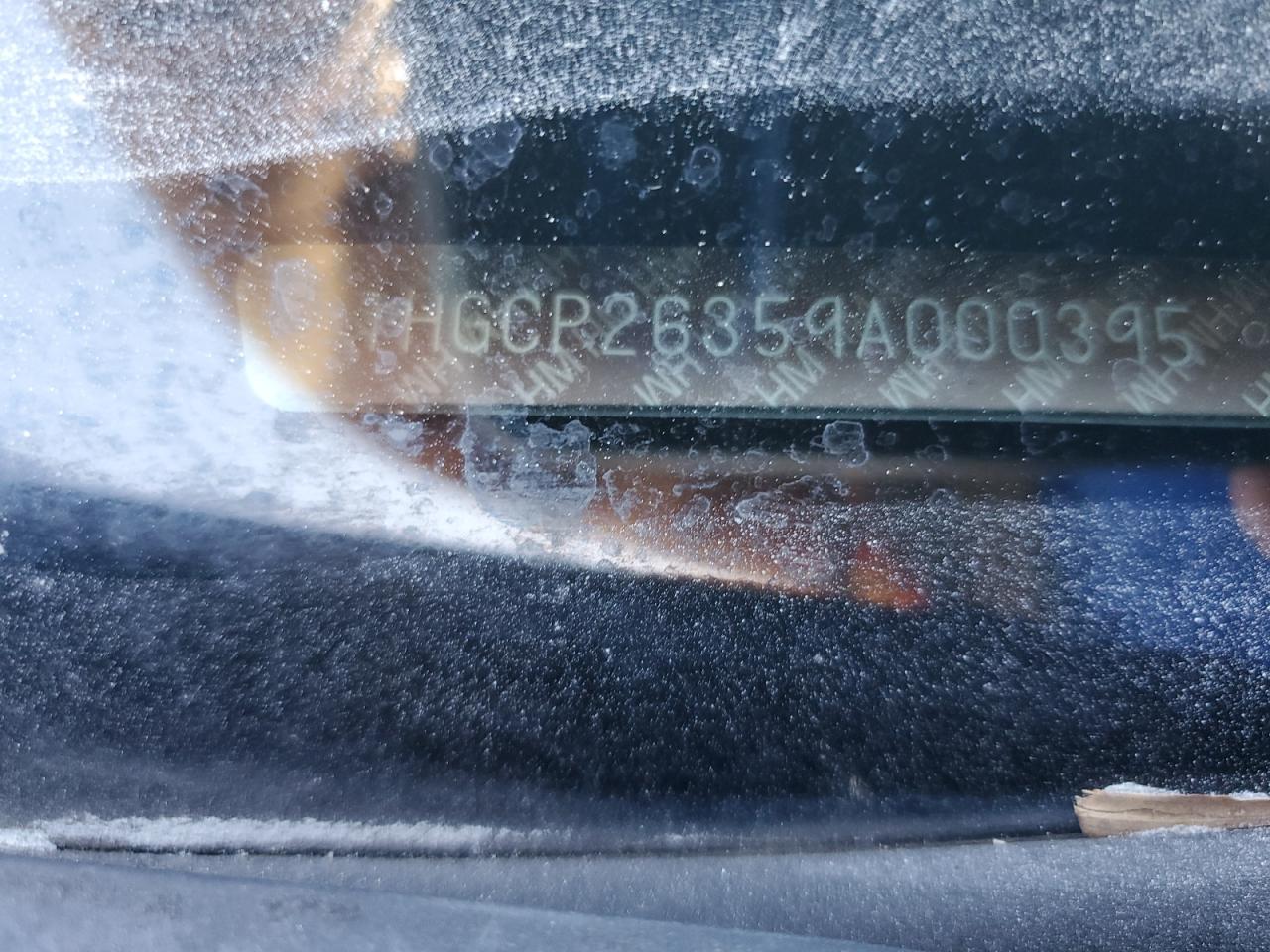 2009 Honda Accord Lx VIN: 1HGCP26359A000395 Lot: 92410165