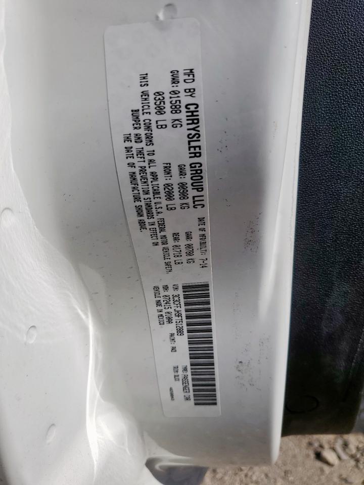 2015 Fiat 500 Abarth VIN: 3C3CFFJH9FT512889 Lot: 85961205