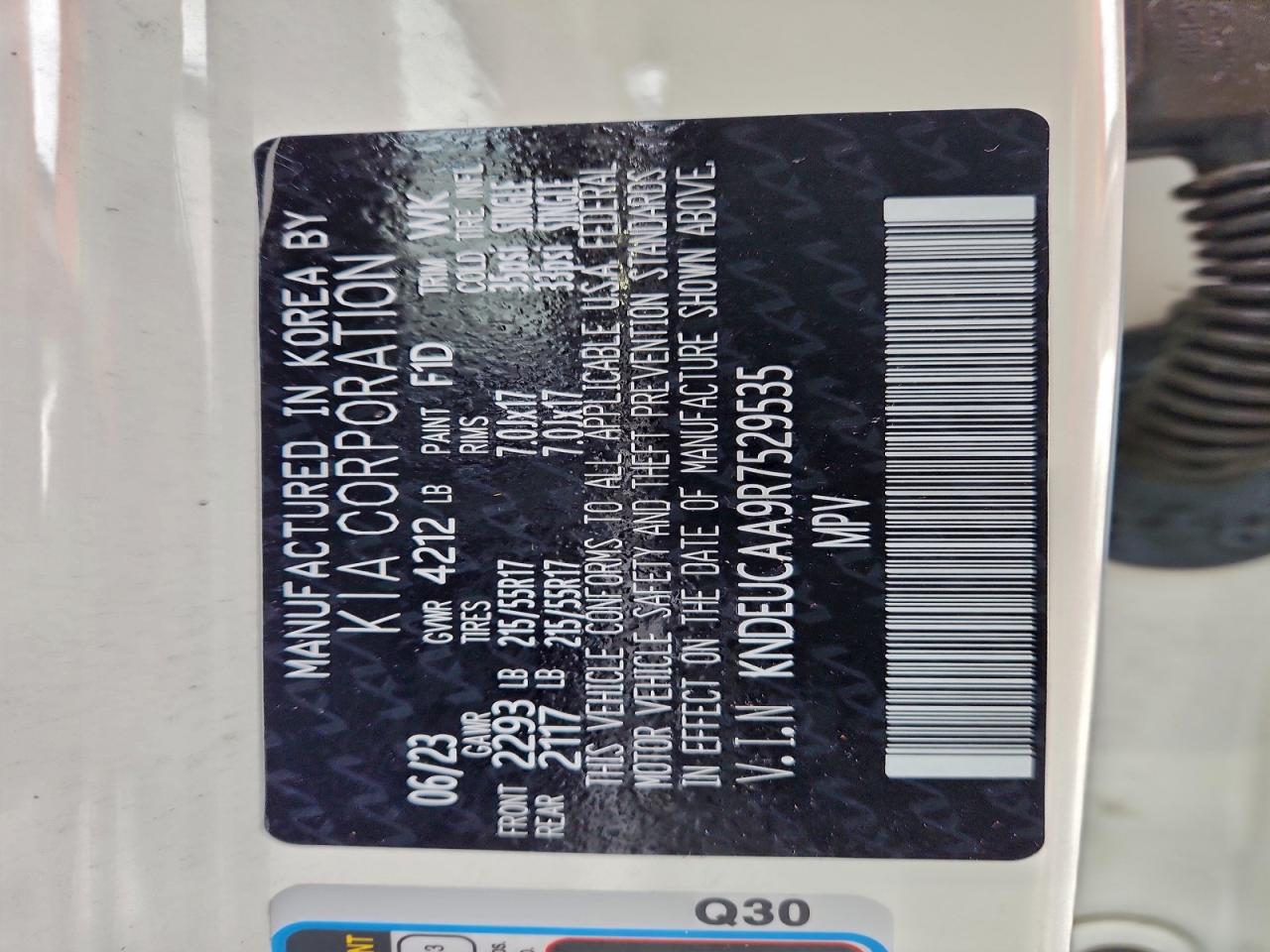 2024 Kia Seltos S VIN: KNDEUCAA9R7529535 Lot: 94147815