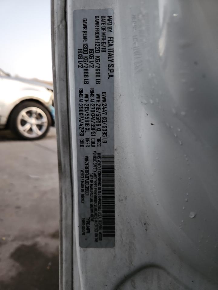 2018 Ram Promaster City VIN: ZFBERFAB7J6L39001 Lot: 92705795