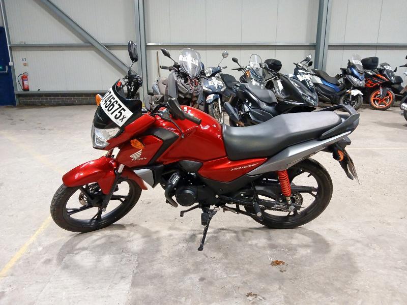 2021 HONDA CBF 125 M-M  for sale at Copart NEWBURY