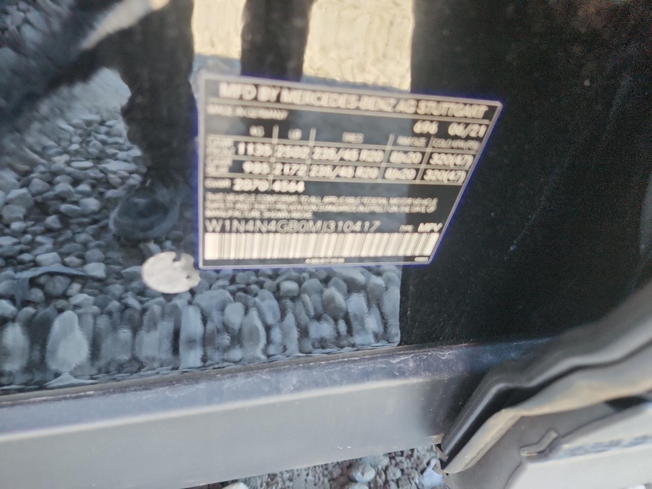 2021 Mercedes-Benz Gla 250 VIN: W1N4N4GB0MJ310417 Lot: 91794355