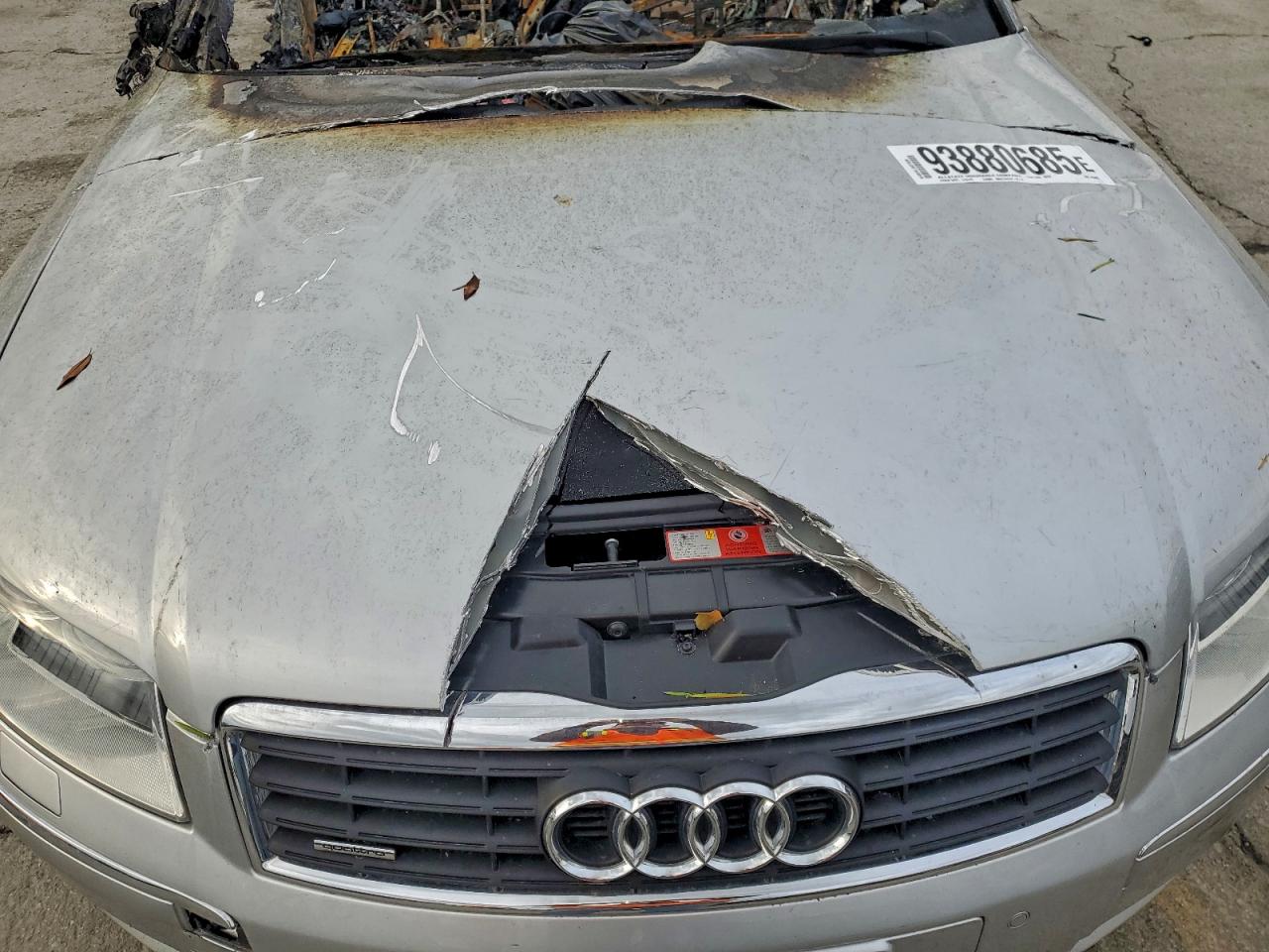 2004 Audi A8 L Quattro VIN: WAUML44E24N010881 Lot: 93880685