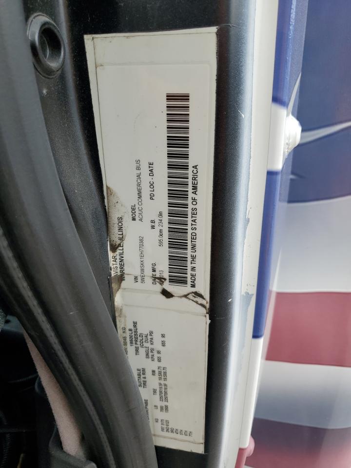 2014 Ic Corporation 3000 Ac VIN: 5WEXWSKK1EH770382 Lot: 91363295