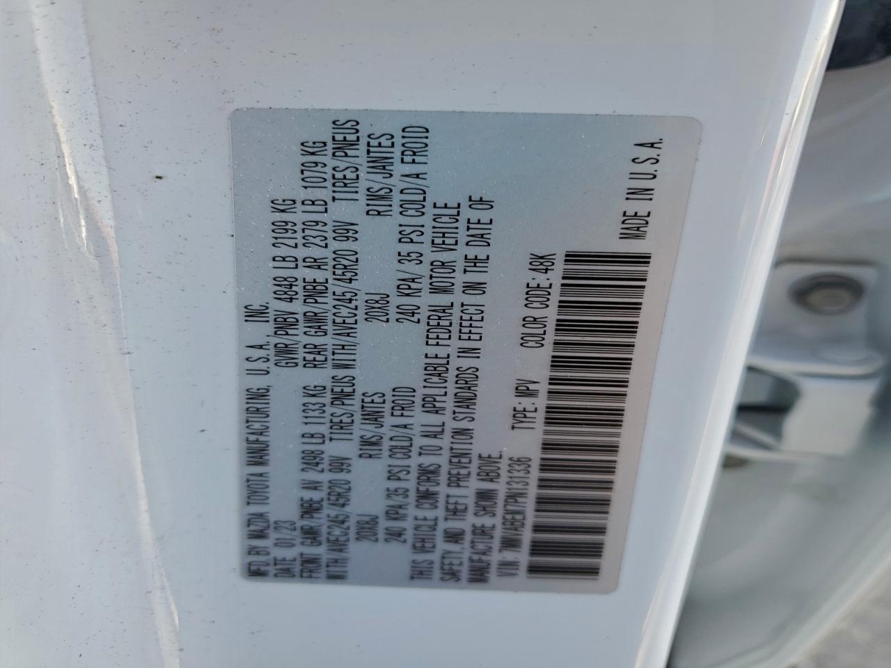 2023 Mazda Cx-50 Premium Plus VIN: 7MMVABEM7PN131336 Lot: 93914685