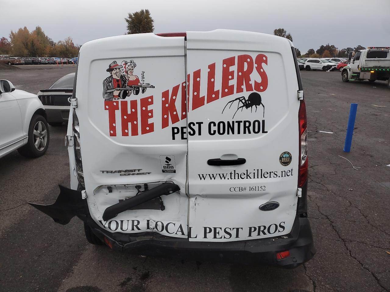 2022 Ford Transit Co Utility / Service Van VIN: NM0LS7S22N1523890 Lot: 91056925