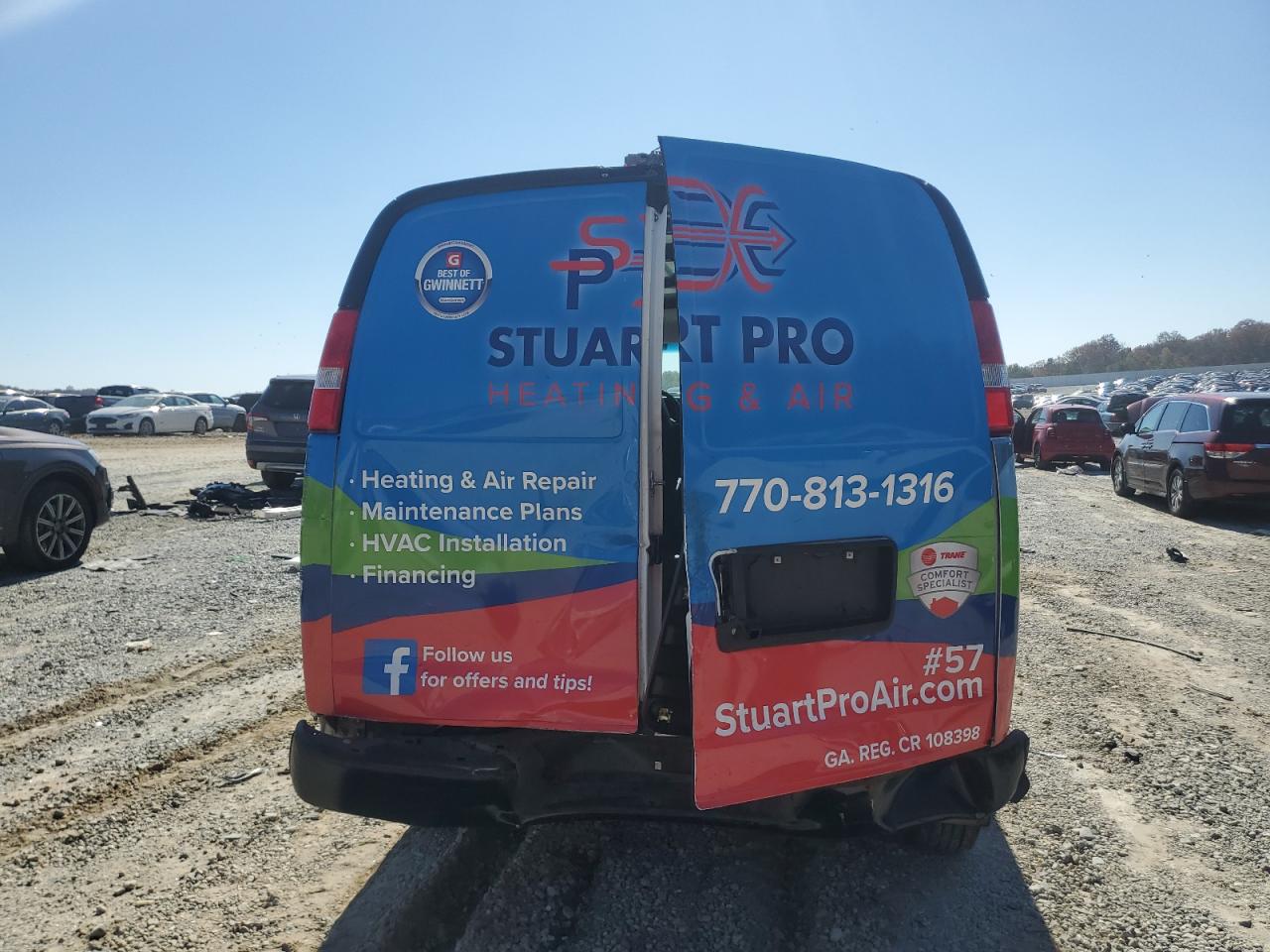 2020 Chevrolet Express G2500 VIN: 1GCWGAFG8L1141381 Lot: 90444895