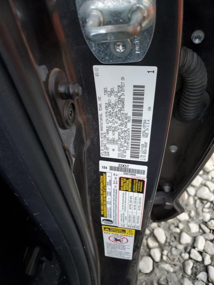 2012 Toyota Tundra Double Cab Sr5 VIN: 5TFUY5F14CX241479 Lot: 92840555