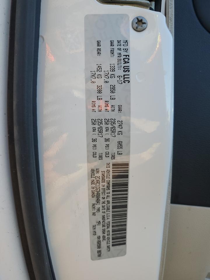 2017 Chrysler Pacifica Touring VIN: 2C4RC1DG3HR804841 Lot: 92432965