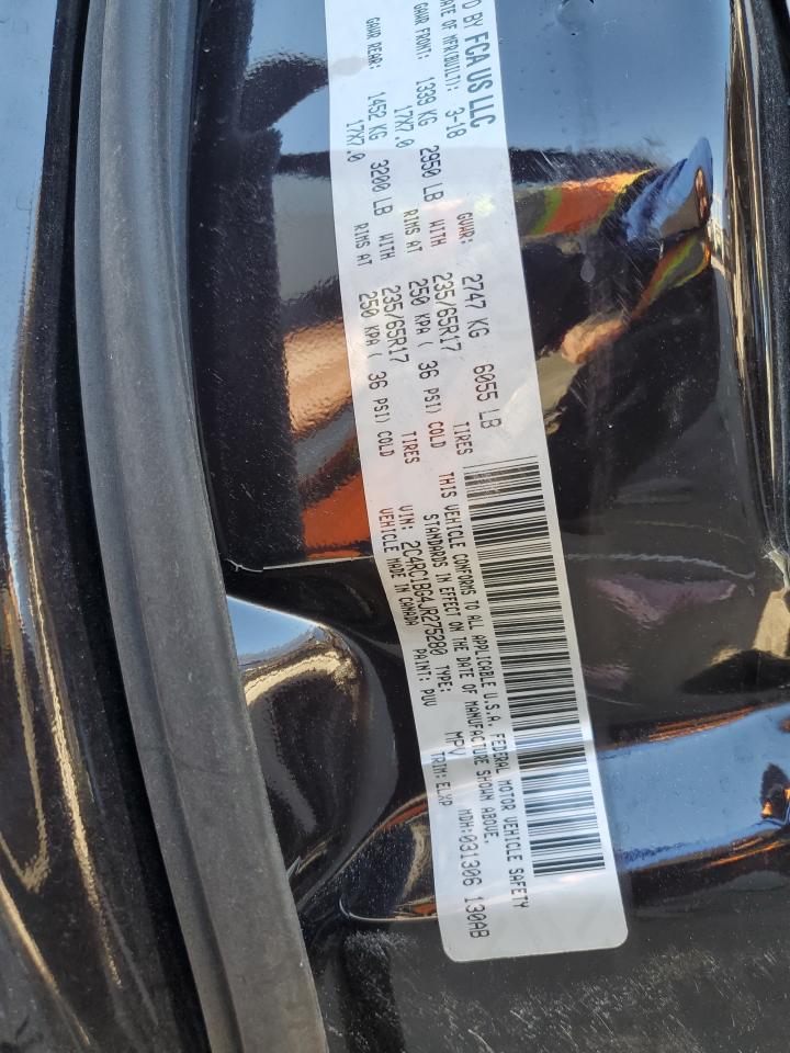 2018 Chrysler Pacifica Touring L VIN: 2C4RC1BG4JR275280 Lot: 91051685