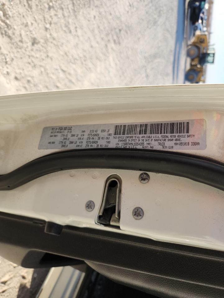 2018 Ram 1500 Laramie VIN: 1C6RR7NMXJS354395 Lot: 92949035