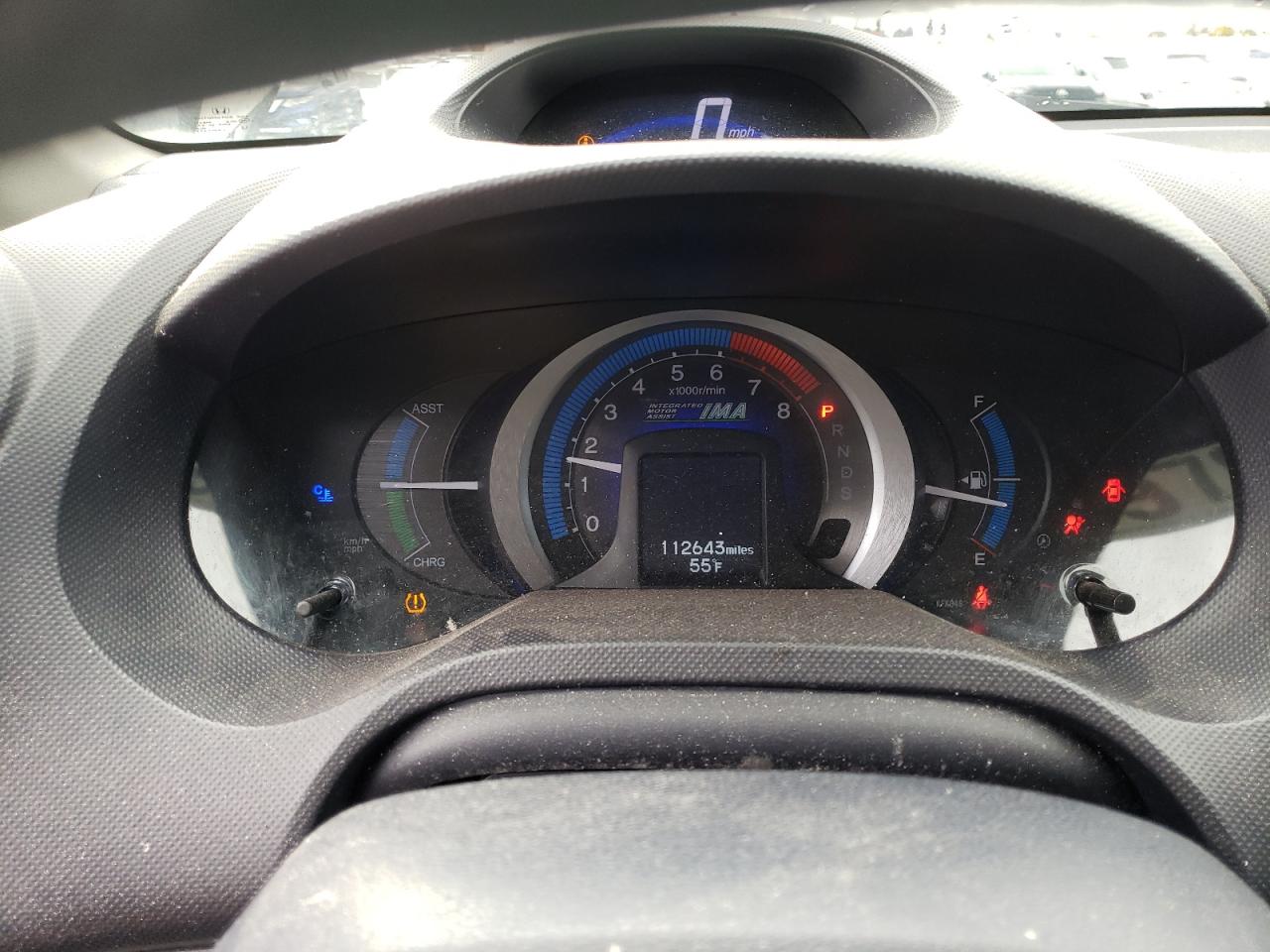 2010 Honda Insight Ex VIN: JHMZE2H70AS017455 Lot: 93970205